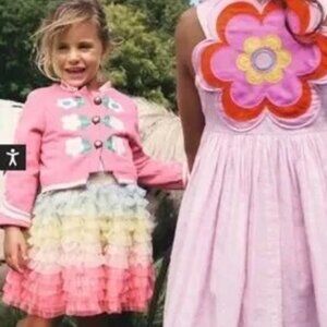 NWT Mini Boden HTF Pink Military Jacket 5/6Y